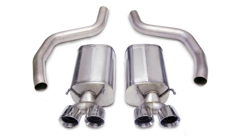 Corsa 2006-2013 Chevrolet Corvette C6 Z06 7.0L V8 Polished Sport Axle-Back Exhaust - Image 3
