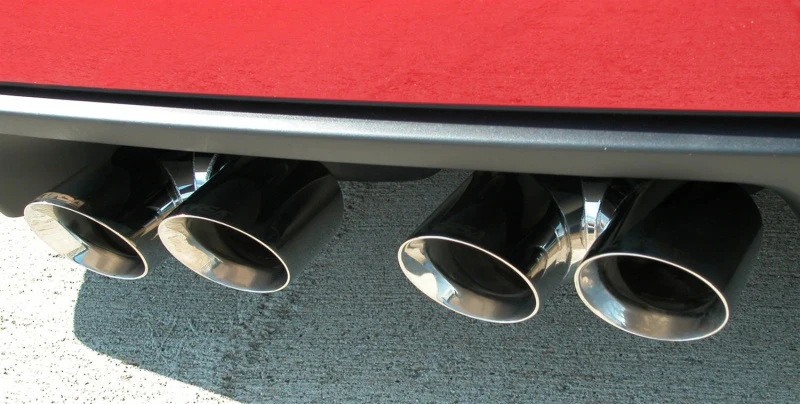 Corsa 2006-2013 Chevrolet Corvette C6 Z06 7.0L V8 Polished Sport Axle-Back Exhaust - Image 5