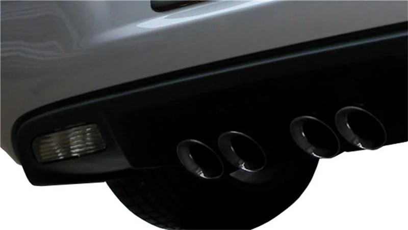 Corsa 2009-2013 Chevrolet Corvette C6 6.2L V8 Black Sport Axle-Back Exhaust - Image 2