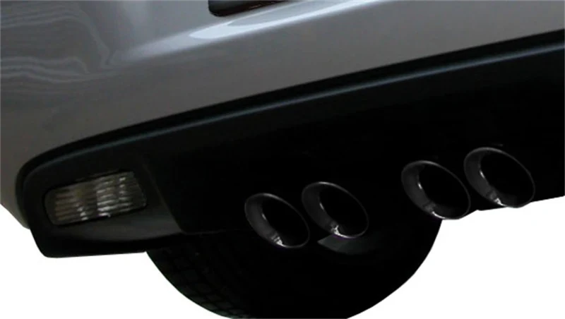 Corsa 2009-2013 Chevrolet Corvette C6 6.2L V8 Black Sport Axle-Back Exhaust - Image 6