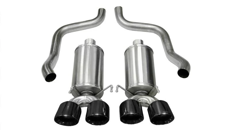 Corsa 2009-2013 Xtreme Axle-Back Exhaust w/Dual Black 3.5in Tips 09-13 Chevrolet Corvette C6 6.2L V8 - Image 4