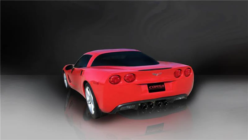 Corsa 2009-2013 Xtreme Axle-Back Exhaust w/Dual Black 3.5in Tips 09-13 Chevrolet Corvette C6 6.2L V8 - Image 5