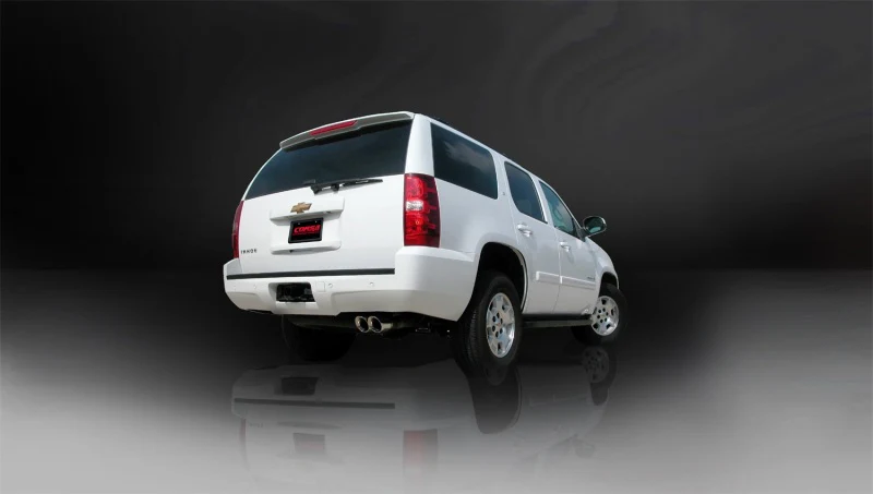 Corsa 2009-2014 Chevrolet Tahoe 5.3L V8 Polished Sport Cat-Back Exhaust - Image 4