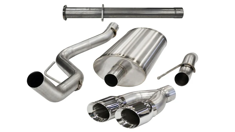 Corsa 2011-2014 Ford F-150 Raptor 6.2L V8 145in Wheelbase Polished Xtreme Cat-Back Exhaust - Image 2