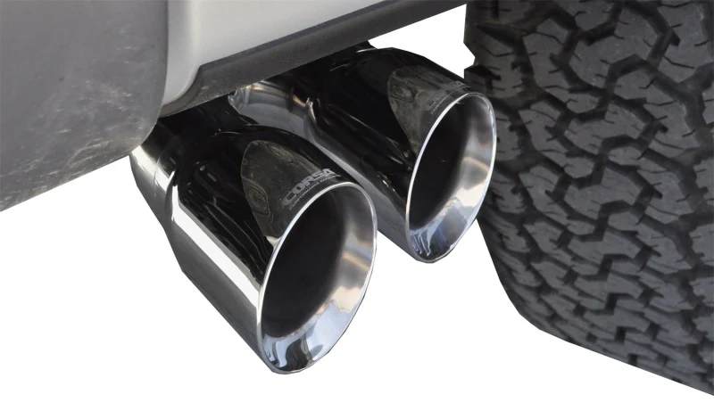 Corsa 2011-2014 Ford F-150 Raptor 6.2L V8 145in Wheelbase Polished Xtreme Cat-Back Exhaust - Image 4