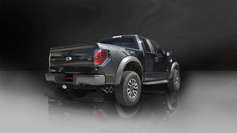 Corsa 2011-2014 Ford F-150 Raptor 6.2L V8 145in Wheelbase Polished Xtreme Cat-Back Exhaust - Image 5