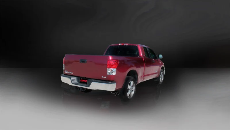 Corsa 2011-2021 Toyota Tundra Double Cab/Crew Max 5.7L V8 Black Sport Cat-Back Exhaust - Image 4