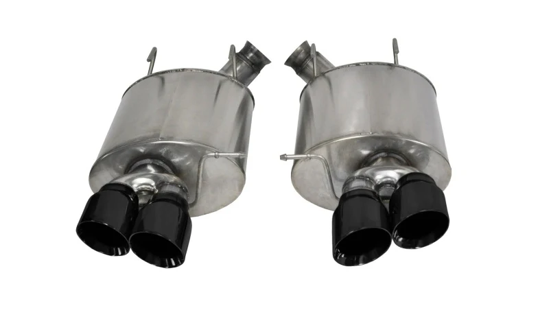 Corsa 2013-2014 Ford Mustang Shelby GT500 5.8L V8 Black Sport Axle-Back Exhaust - Image 3