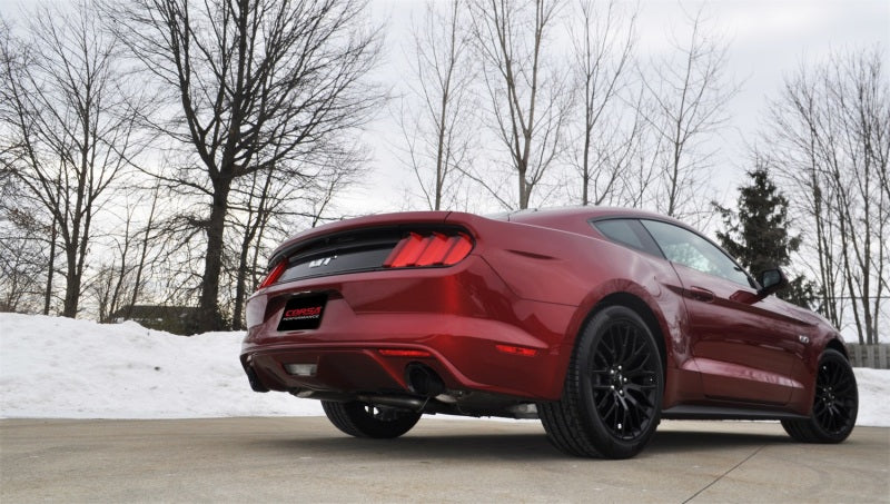 Corsa 2015-2017 Ford Mustang GT Fastback 5.0 3in Xtreme Cat Back Exhaust w/ Dual Black 4.5in Tips - Image 8