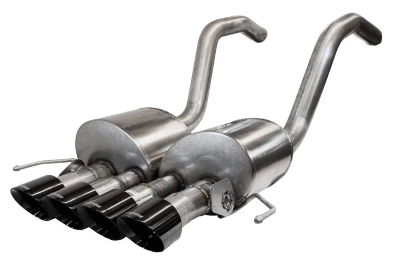 Corsa 2015-2019 Chevrolet Corvette C7 Z06 6.2L 2.75in Xtreme Axle-Back w/ Dual NPP & Quad Black Tips - Image 6
