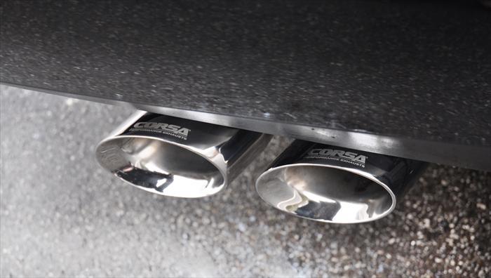Corsa 2015-2020 GMC Yukon Denali 6.2L V8 Single Side Exit Cat-Back Exhaust w/ Polished Tips - Image 4