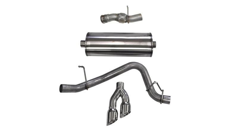 Corsa 2015-2020 GMC Yukon Denali 6.2L V8 Single Side Exit Cat-Back Exhaust w/ Polished Tips - Image 5