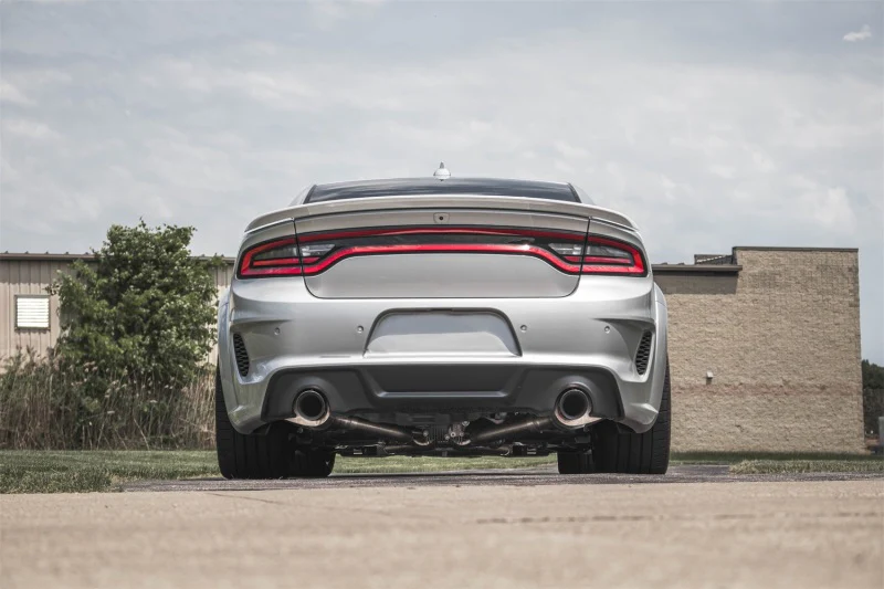 Corsa 2015-2023 Charger SRT/Hellcat/Redeye 2.75in Valved Catback DRE w/ Single 4.5in Blk PVD Tips - Image 2