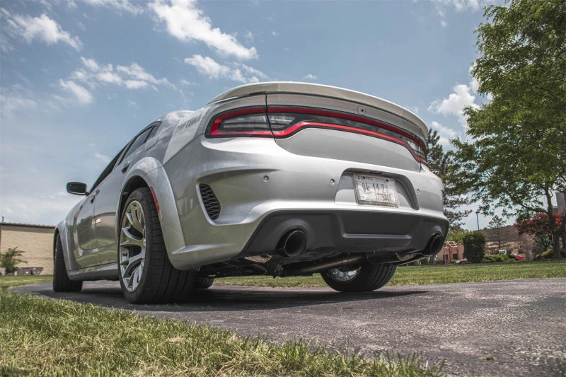 Corsa 2015-2023 Charger SRT/Hellcat/Redeye 2.75in Valved Catback DRE w/ Single 4.5in Blk PVD Tips - Image 3