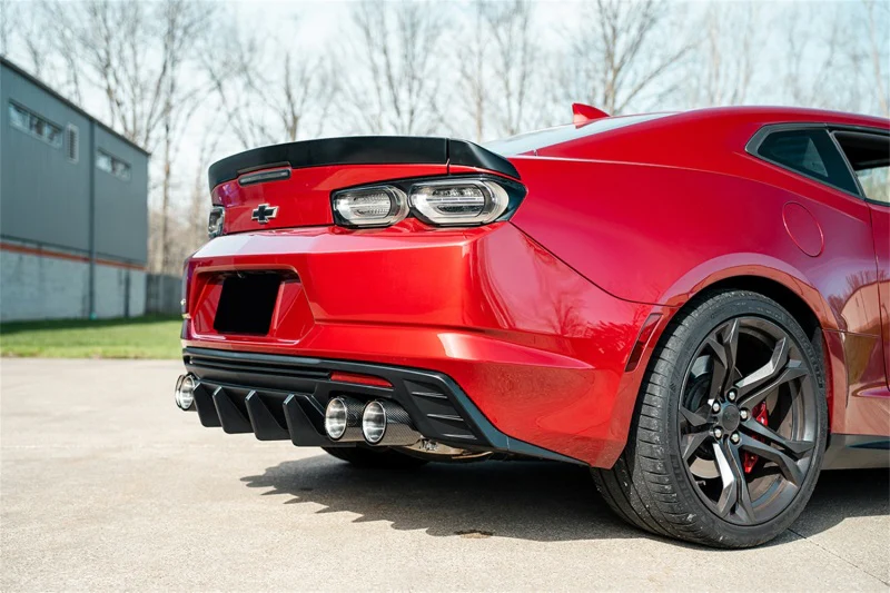 Corsa 2016-2024 Chevrolet Camaro SS / ZL1 Valved Axle-Back Exhaust w/ Carbon Fiber Quad Tips - Image 2