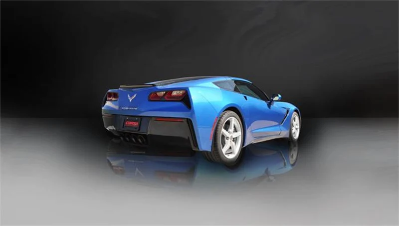 Corsa 2017-2019 Chevy Corvette Z06 3in Axle Back Exhaust Black Quad 4.5in Tip (Xtreme) - Image 5