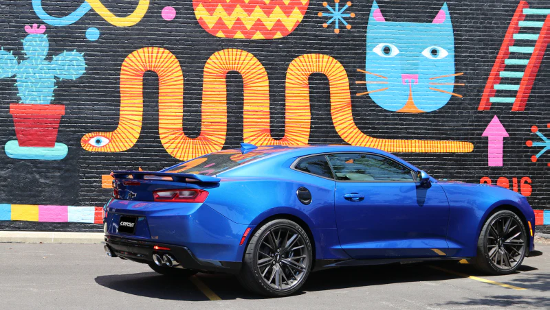 Corsa 2017-2024 Chevrolet Camaro SS 6.2L V8 2.75in Polished Xtreme Axle-Back Exhaust - Image 3