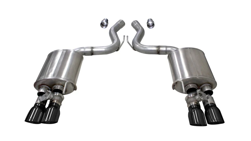 Corsa 2018-2023 Ford Mustang GT Fastback 5.0L 3in Sport Axle-Back Exhaust w/ 4in Black Tips - Image 2