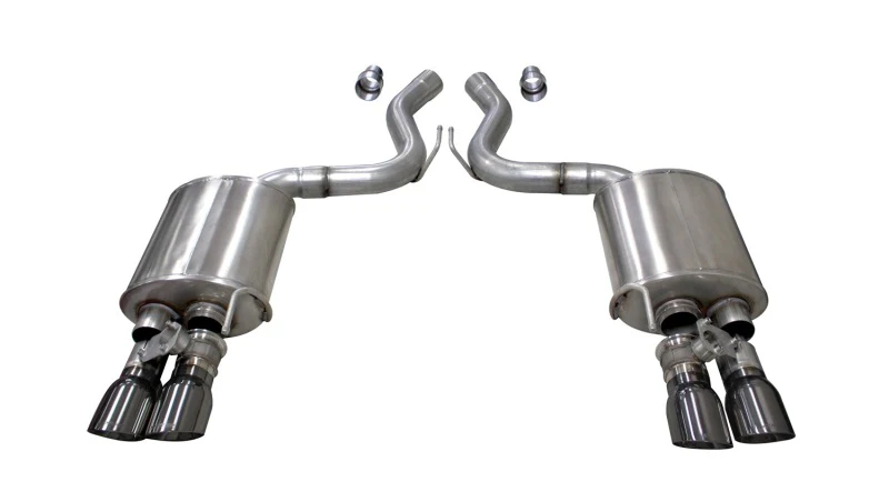 Corsa 2018-2023 Ford Mustang GT Fastback 5.0L 3in Sport Axle-Back Exhaust w/ 4in Gunmetal Tips - Image 2