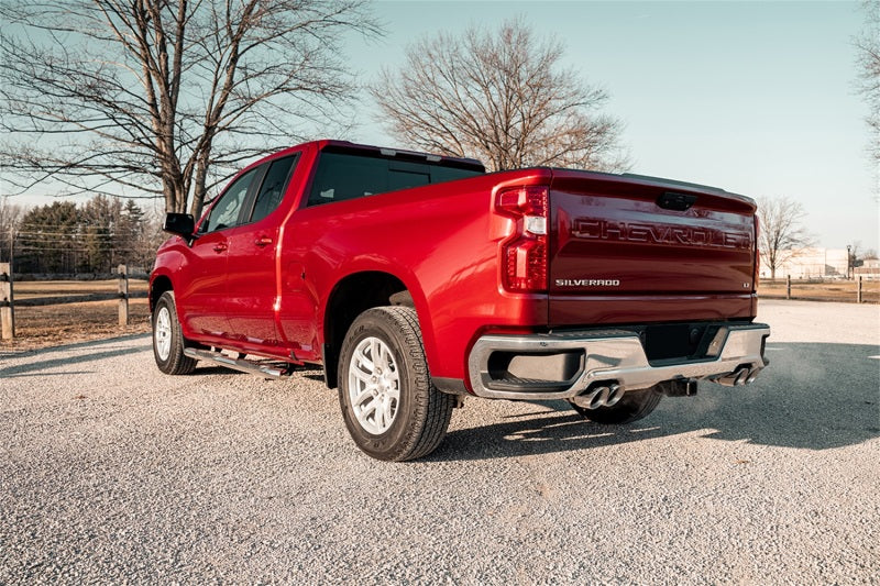 Corsa 2019-2025 Chevrolet Silverado 1500 5.3L 147.5in Wheel Base Cat-Back Dual Rear 4in Polish Tips - Image 3