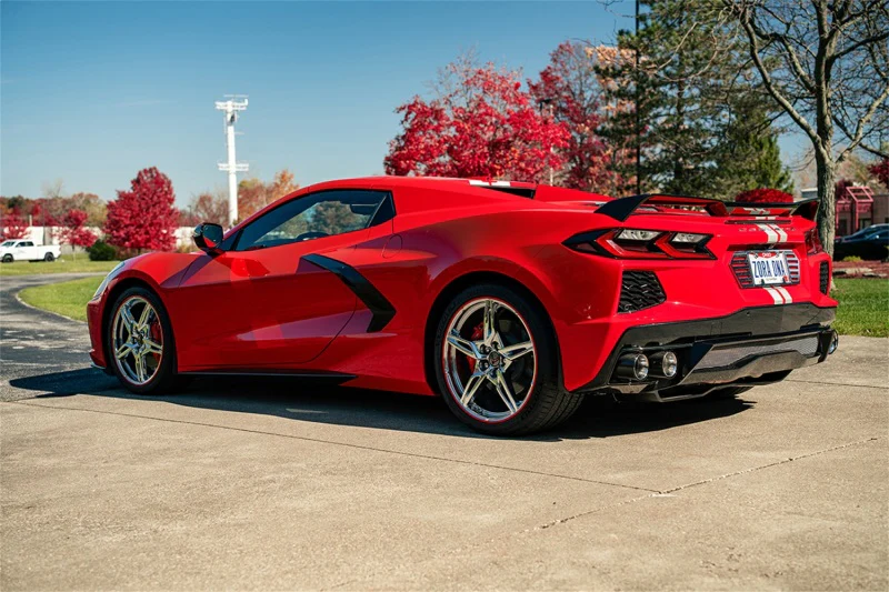 Corsa 2020-2025 Chevrolet Corvette C8 RWD 3in Valved Cat-Back w/ 4.5in Carbon Fiber Polished Tips - Image 2