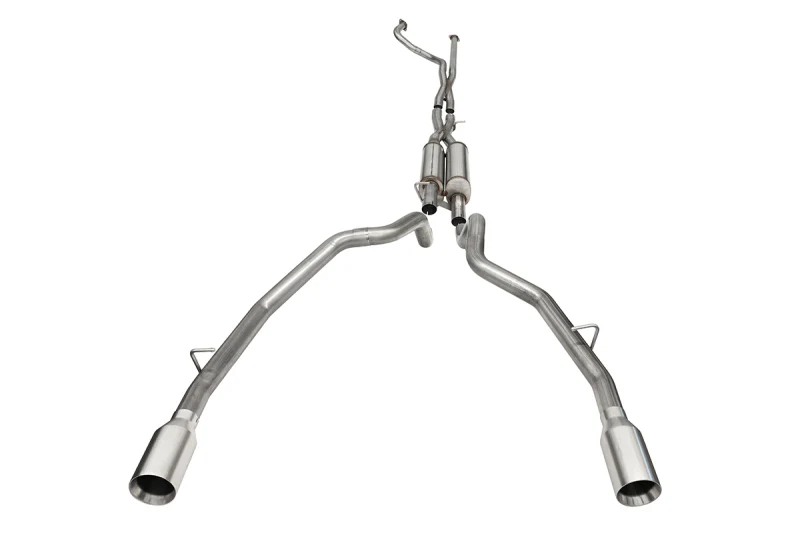 Corsa 2021-2024 Dodge Ram TRX Crew Cab Xtreme Catback Exhaust Dual Rear Satin Tip - Image 9