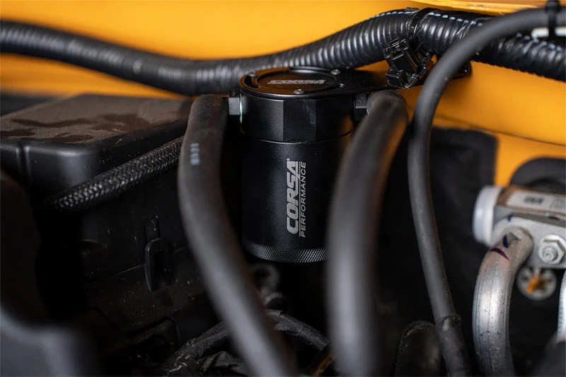 Corsa 2021-2025 Ford Bronco 2.3L Aluminum Oil Catch Can - Image 3