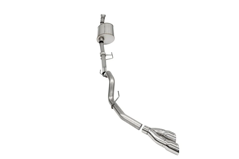 Corsa 2021-2025 Ford F-150 SuperCab/6.5in Bed 3.5L V6 Sport Cat-Back Single Side Exit-Polished