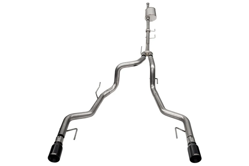 Corsa 2021-2025 Ford F-150 SuperCrew/5.5ft Bed 3.5L V6 Sport Cat-Back Dual Rear Exit-Black PVD