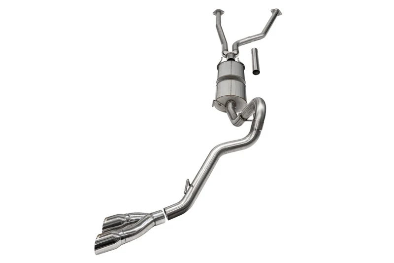 Corsa 22-25 Toyota Tundra 4WD 3in Sport Cat-Back Side Exit Exhaust System w/ Twin 4in Polished Tips