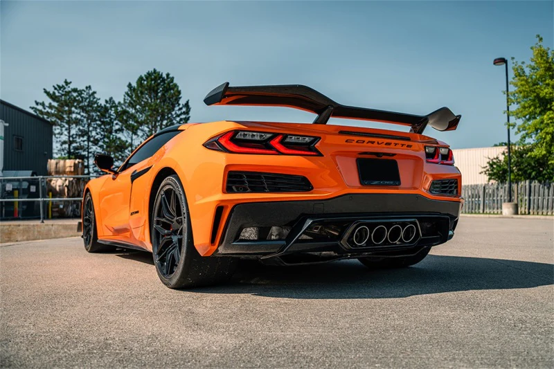 Corsa 23-25 Chevrolet Corvette C8 Z06 3in Valved Cat-Back Exhaust Muffler Delete Track Systemw/o Tip - Image 4