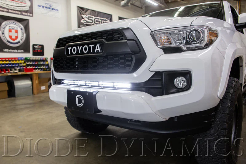 Diode Dynamics 16-21 Toyota Tacoma SS30 Stealth Lightbar Kit - White Combo - Image 7