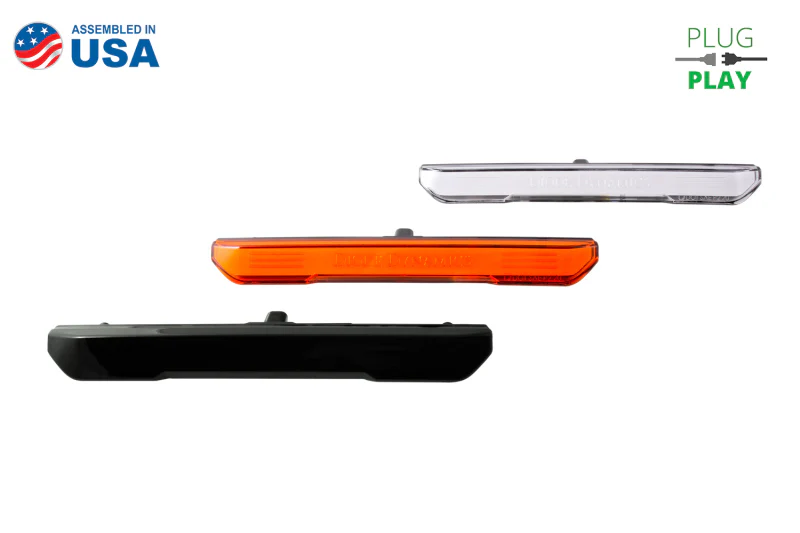 Diode Dynamics 20-21 Sierra 2500/3500 HD LED Sequential Sidemarkers Smoked Set - Image 3