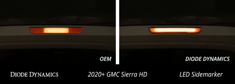 Diode Dynamics 20-21 Sierra 2500/3500 LED Sidemarkers HD Smoked Set - Image 4