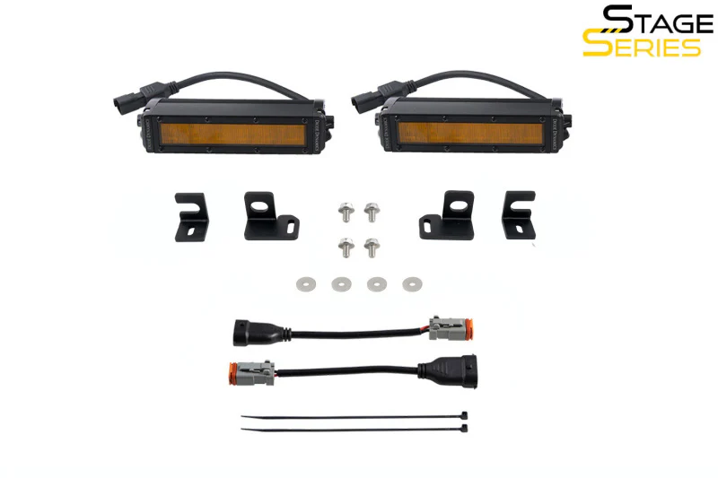 Diode Dynamics 2024+ Toyota Tacoma SS6 LED Stage Series Fog Light Kit - Image 8