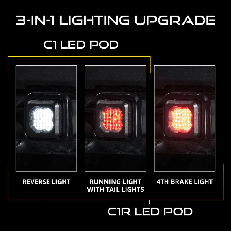 Diode Dynamics 21-23 F-150 Hitch Mount LED Pod Reverse Kit C1R - Image 2