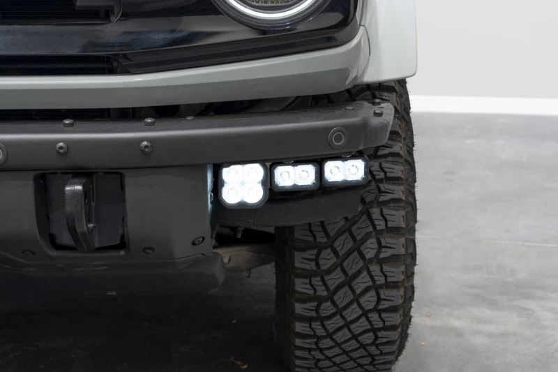 Diode Dynamics 21-Up Ford Bronco Stage Series Fog Pocket Kit - White Sport - Image 3