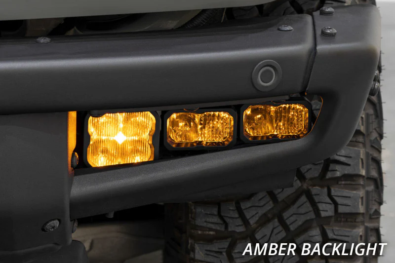 Diode Dynamics 21-Up Ford Bronco Stage Series Fog Pocket Kit - White Sport - Image 7