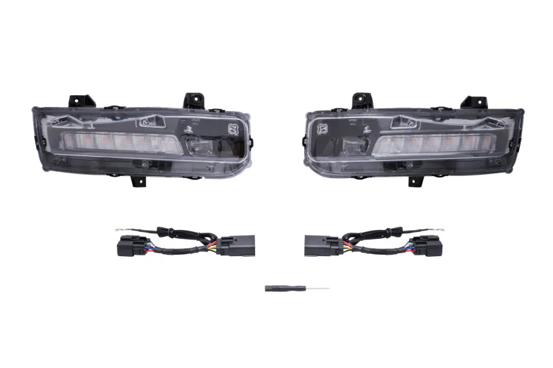 Diode Dynamics Elite Series Combination Fog Lamp for 18-21 Ford Mustang - Cool - White (Pair)