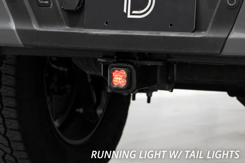 Diode Dynamics Hitch Mount LED Pod Reverse Kit for GMC Sierra 1500 2019-2023 C1R - Image 13