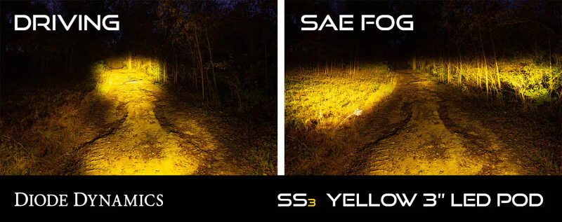 Diode Dynamics SS3 Pro ABL - Yellow SAE Fog Standard (Pair) - Image 2