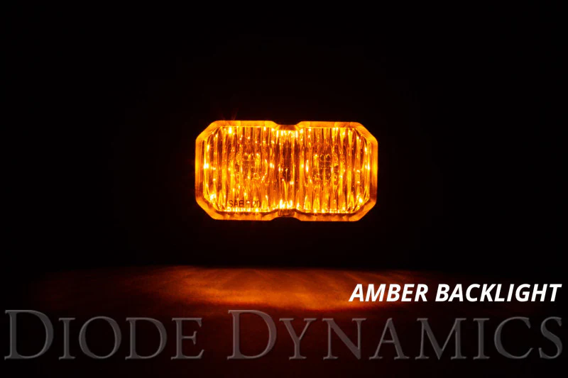 Diode Dynamics Stage Series 2 In LED Pod Pro - Yellow Fog Standard ABL (Pair) - Image 5