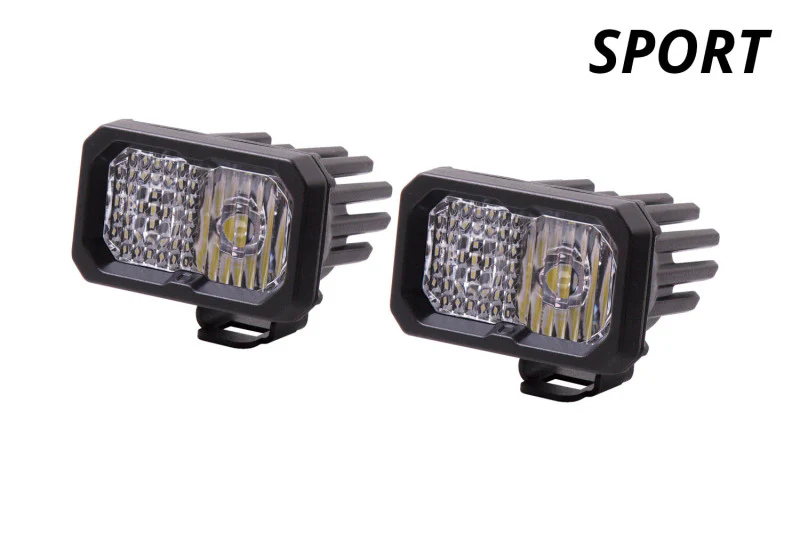 Diode Dynamics Stage Series 2 In LED Pod Sport - White Driving Standard ABL (Pair) - Image 9