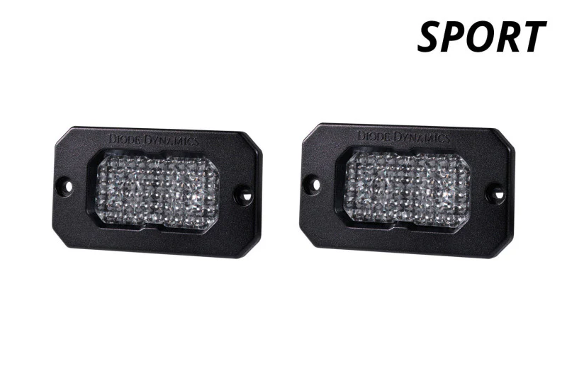 Diode Dynamics Stage Series 2 In LED Pod Sport - White Flood Flush RBL (Pair) - Image 8