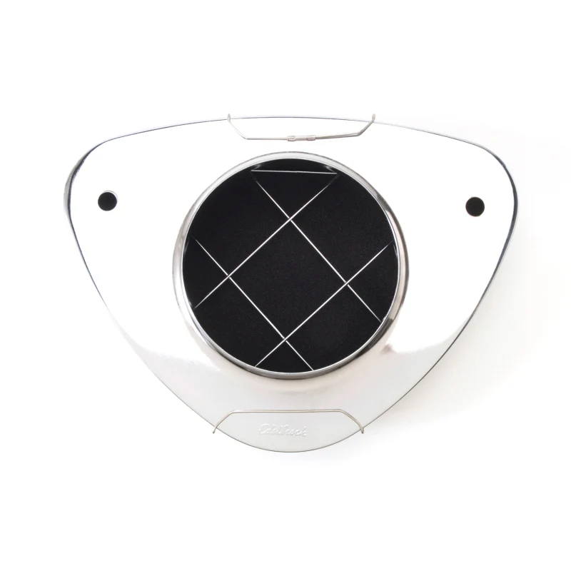 Edelbrock Air Cleaner Pro-Flo 1000 Series Triangular Steel Top 11 375In X 8 375In X 3In Chrome - Image 5