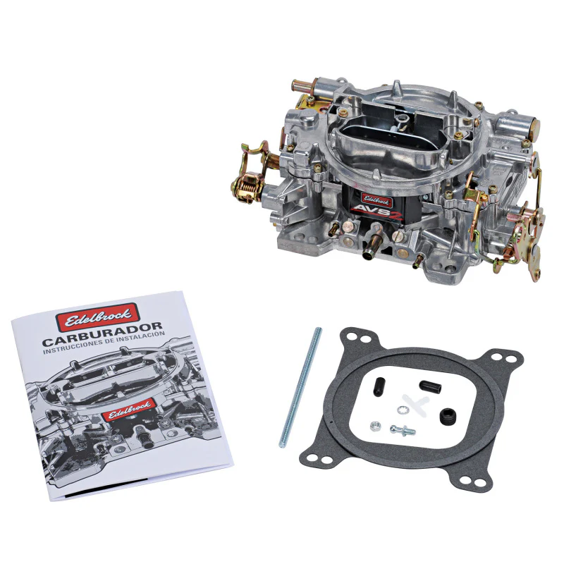 Edelbrock AVS2 500 CFM Carburetor w/Manual Choke Satin Finish (Non-EGR) - Image 3