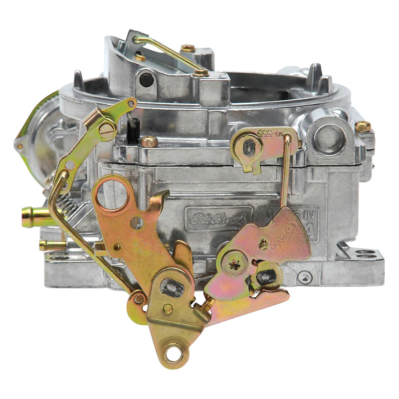 Edelbrock Carburetor Performer Series 4-Barrel 600 CFM Electric Choke Satin Finish - Image 14