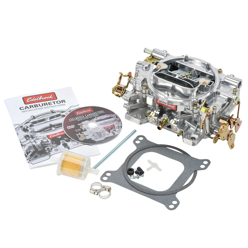 Edelbrock Carburetor Performer Series 4-Barrel 600 CFM Manual Choke Satin Finish - Image 3