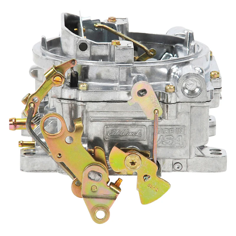 Edelbrock Carburetor Performer Series 4-Barrel 600 CFM Manual Choke Satin Finish - Image 6