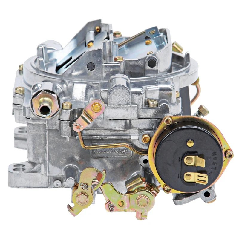 Edelbrock Carburetor Thunder Series 4-Barrel 800 CFM Electric Choke Calibration Satin Finish - Image 9